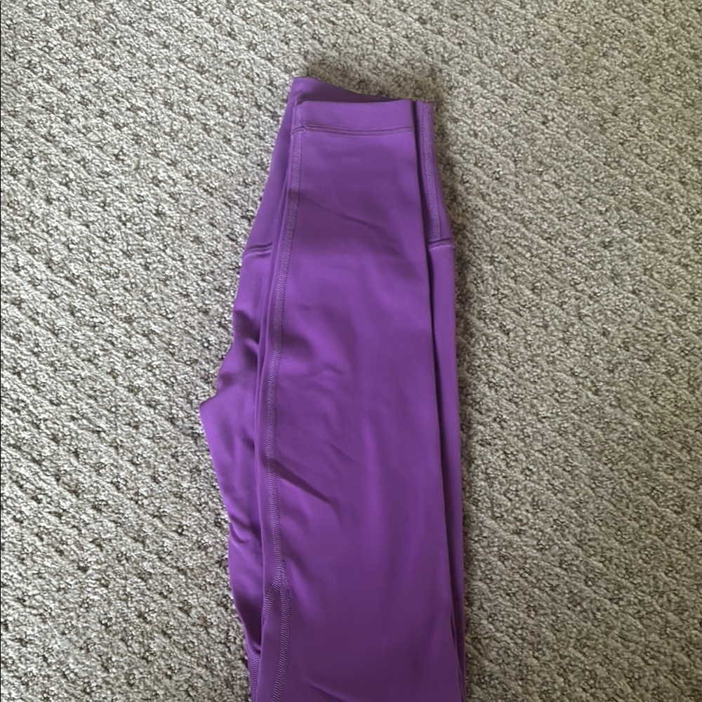 Lululemon Athletica Vibrant Purple align Leggings (28 inch)